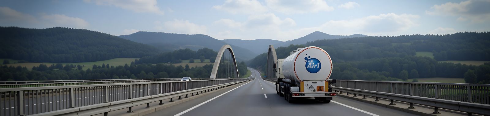 adblue tracks in the highway